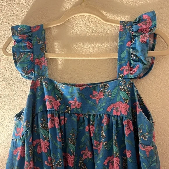 By the River blue floral dress - Picture 2 of 4